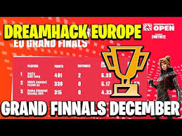 A player can sign up for all of these three heats. Teeq Setty Win Fortnite Dreamhack Eu December Final Game And Leaderboard Youtube