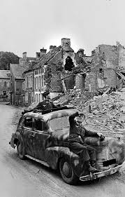War 1939 1945 German Cars On The Normandy Front The End Of July Normandy World War Two Battle Of Normandy