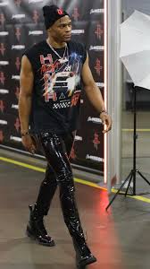 Russell westbrook outfits before game. Video Russell Westbrook Wears Tight Leather Pants Before Game Blacksportsonline