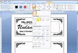 Choose from 10+ frame undangan graphic resources and download in the form of png, eps, ai or psd. Cara Membuat Bingkai Di Word Untuk Undangan Elevenia Blog