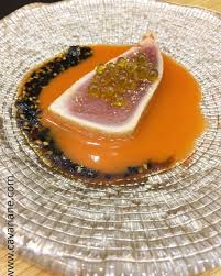 Delicious Tuna Decorated With Olive Oil Pearls Upgrade Your Dinner To The Next Level With Our Olive Oil Caviar Cavaria Delicious Tuna Food Food Photography