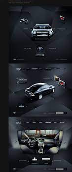 Car Site Web Layout Design Web Graphic Design Creative Web Design