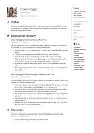 The cvs for education we've prepared cover a wide range of positions: Store Manager Resume Guide 12 Resume Samples Pdf 2020