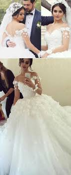 White Long Ball Gown Wedding Dresses Wedding Dresses With Long Sleeves Wedding Long Sleeve Ball Gown Wedding Dress Ball Gown Wedding Dress Ball Gowns Wedding