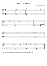 Native rhythm band — scotland the brave 02:34. Scotland The Brave Sheet Music For Piano Solo Musescore Com