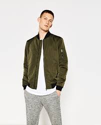 Bomber Jacket Bombers Man Zara Indonesia Bomber