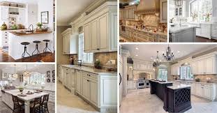 I M Sure You Have Seen A Lot Of Gorgeous Kitchens With Antique White Cabinets In 2020 Antique White Kitchen Cabinets Antique White Kitchen Shabby Chic Kitchen Cabinets