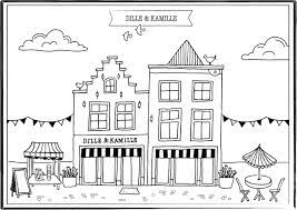 Download De Dille Kamille Kleurplaat