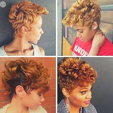 A bold red bob with uneven sides can be a very stylish and sleek hairdo. 35 Best Short Hairstyles For Black Women 2017