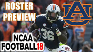 Ncaa Football 18 Auburn 2017 Roster Preview First Look