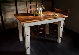 farmhouse dining table small reclaimed