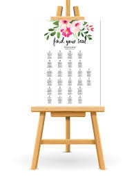 free wedding seating chart printable