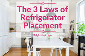 The 3 Laws Of Refrigerator Placement Kitchen Remodel Interior Design Secrets Best Refrigerator