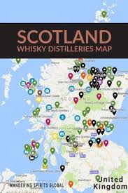 Scotland Whisky Distillery Map Wandering Spirits Global Scotland Vacation Distillery Scotland Map