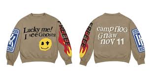 Kids See Ghost Merch From Camp Flog Gnaw 2018 Is Available Now This sweatshirt features the iconic camp.