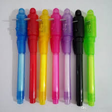 2020 Magic 2 In 1 Uv Light Combo Creative Stationery Invisible Ink Pen Popular Random Color From Yhz0315 0 35 Dhgate Com