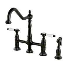 kingston brass bel air bridge kitchen