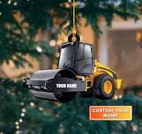 Personalized Road Roller Truck Heavy Equipment Custom Shaped ...