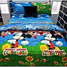 All credit goes to disney! Mickey Mouse Clubhouse Bed Sheet 2 Pillow Cases 4 X 6 Feet Konga Online Shopping