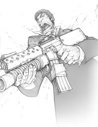 Black And White Scarface Sketch 