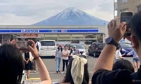 Japan town begins blocking Mount Fuji view from 'bad-mannered' tourists