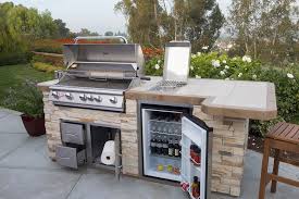 outdoor grill island