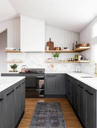 Eurostyle Ready To Assemble 36x34 5x24 5 In Buckingham Full Height Base Cabinet In White Melamine And Door In Gray B36 W Bucki The Home Depot New Kitchen Cabinets Modern Kitchen Kitchen Renovation