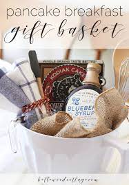 Bridal Shower Gift Idea Pancake Breakfast Gift Basket Bellewood Cottage Bridal Shower Gift Baskets Breakfast Gift Diy Bridal Shower Gifts