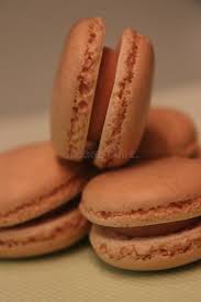 Deliciosos macrons foto de archivo. Imagen de agradable