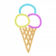 Oh, that is so cute. Neon Ice Cream Graphic By Beckey Barton Pixel Scrapper Digital Scrapbooking