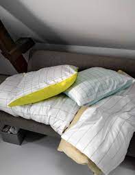 duvet hay minimal lemon dekbedovertrek linnen beddengoed bed kussens