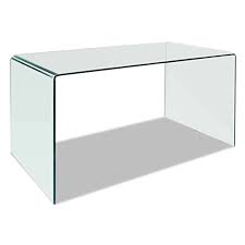 G15262 Clear Glass Office Desk Furniture Liquidation Warehouse