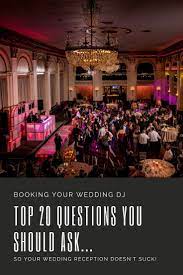 Booking Your Wedding Dj Top 20 Questions You Should Ask Philadelphia Wedding Boudoir Photographers In Nj Wedding Dj This Or That Questions Wedding Planning Tips