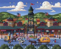 Thanksgiving Point By Eric Dowdle Thanksgiving Point Farmers Market In Lehi Utah Salt Lake City Art Puzzle Art American Folk Art