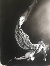 Buy original art worry free with our 7 day money back guarantee. Fallen Angel Art By Megan Pears