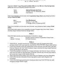 Kerja dan kapan tenaga kerja. Contoh Surat Kontrak Kerja Proyek Contoh Surat