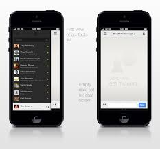 Gchat Concept Ios App By Tim Green Via Behance Ios App App Concept
