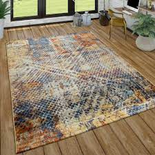 The luxury pile was made in different height to give the design a 3d look. Wohnzimmer Teppich Kurzflor Im Used Look Kaufland De