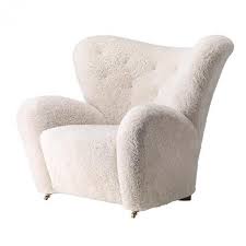 Danish modern armchairs (set of 2). The Tired Man Iconic Danish Design Armchair By Lassen