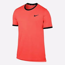 Black And Lime Green Nike Shirt Mens Nike Court Dry Tennis Crew Shirt Mens Hyper Orange Black White 830927 877 Tennis Shirts Mens Tennis Clothing Tennis Tops