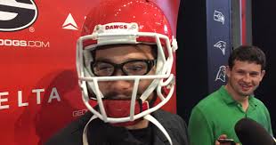 Rodrigo blankenship catches the eye before he even boots a football with his strong right foot, and it's do rodrigo blankenship's glasses help him kick? Georgia S Blankenship Admits I M Pretty Weird In General