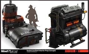 Artstation Evolve Locotech Prop Concepts Large Props Jeff Zugale
