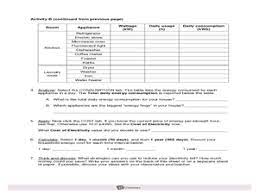 Make estimates for how long each item is used on a. Household Energy Usage Lesson Plans Worksheets Reviewed By Teachers