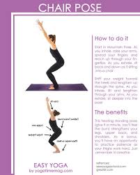 Have A Nice Day My Friends Chair Pose Yoga For Beginners Share With Your Friends Yoga Calm Calmdown P In 2020 Chair Pose Yoga Learn Yoga Yoga For Beginners