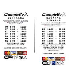 Jarní a letní sezóna od 10:00 do 17:00 hod. Oteviraci Doba Dle Provozu Picture Of Campiello Cukrarna A Kavarna Lysa Nad Labem Tripadvisor
