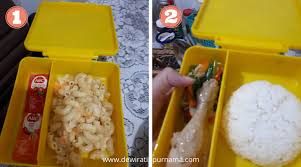 Menyiapkan menu bekal makan siang praktis untuk suami memang harus bervariasi. 5 Ide Menu Bekal Suami Dewi Ratih Purnama