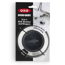 oxo good grips 2 in 1 sink strainer