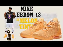 After lebron james himself debuted it during game 6 of the nba finals. Nike Lebron 18 Melon Tint Official Photos Youtube
