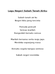 Download lagu melaka maju jaya mp3 dan mp4 video dengan kualitas terbaik. Sabah Tanah Airku Lirik