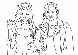 Her main aim for going auradon. Princess Audrey And Evie From Descendants Movie Coloring Pages Descendants Coloring Pages Coloring Pages For Kids And Adults
